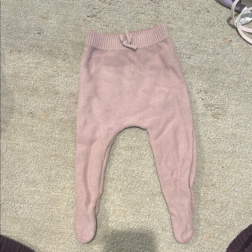 Zara Pink Footie One Piece